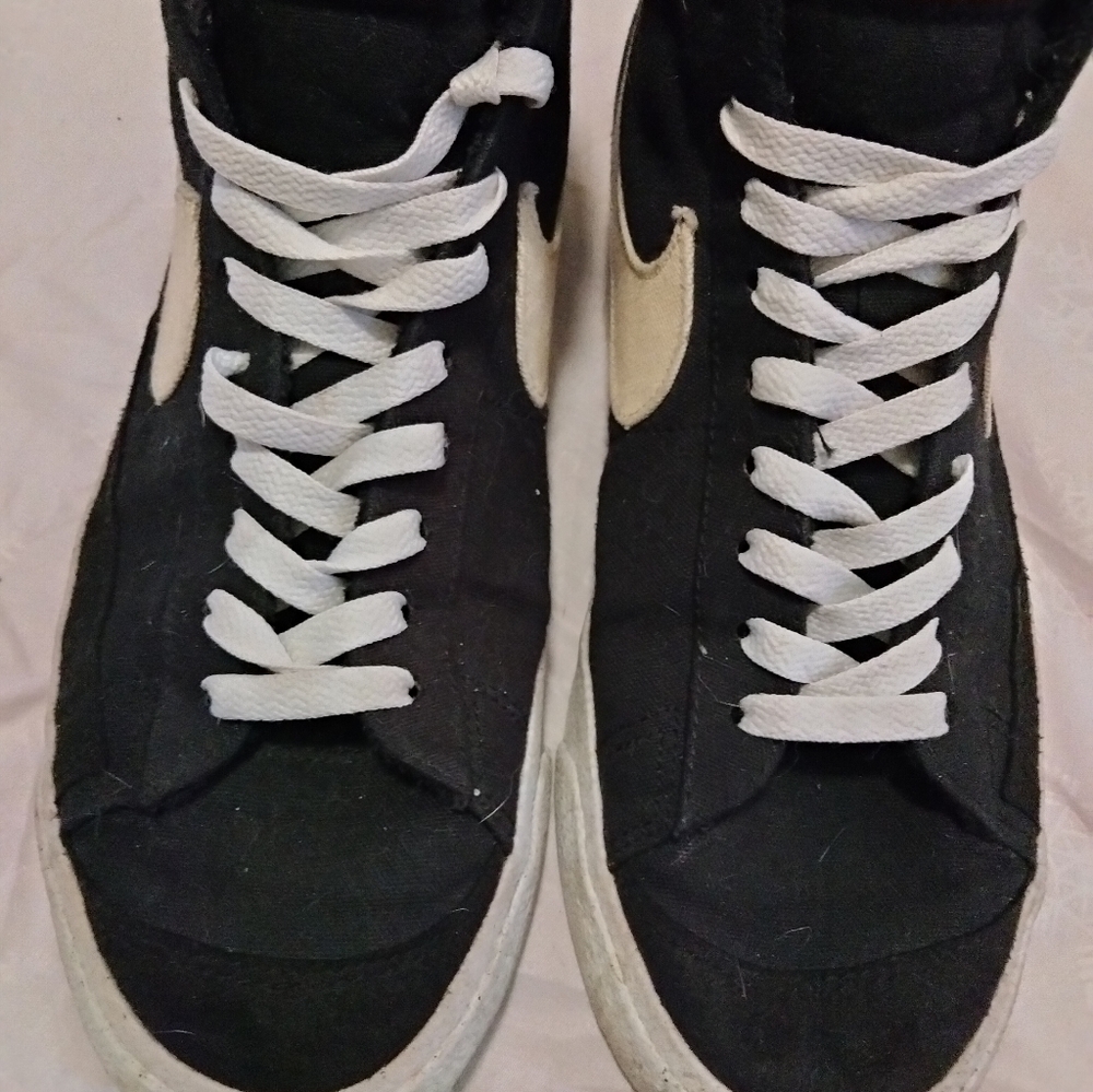 Nike Blazer Mid 77 Mens Size 9 Pomegranate Black Solar Flare Shoes Sneakers - Picture 11 of 12